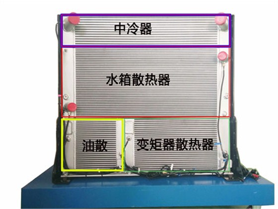 工程车发动机冷却系统组成示意图