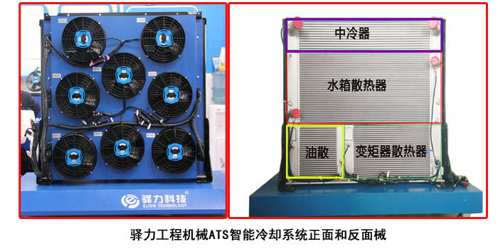 工程机械ATS冷却系统铝板翅式水箱散热器